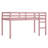 Twin Size Loft Bed – Ladder & Strengthened Slat Bed Platform-322923524
