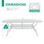 Grande table de salle à manger Dovecove-783182078