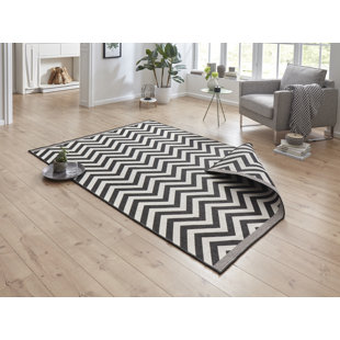Palma Woven Black Rug