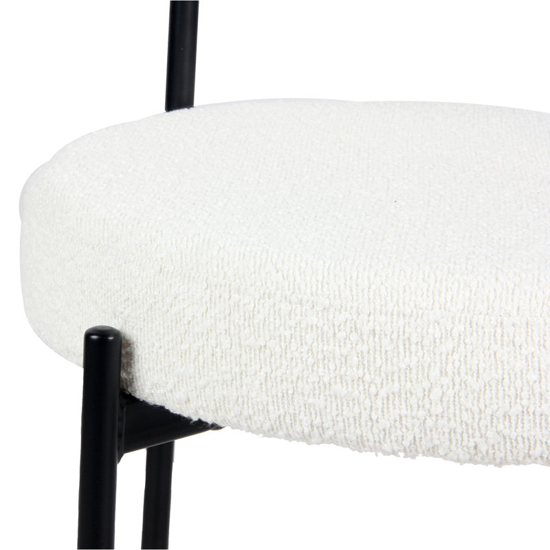 Chaises de salle à manger Modern, Blanc cassé