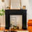 Black Manufactured Wood Freestanding Fireplace-1721542890-1721542891