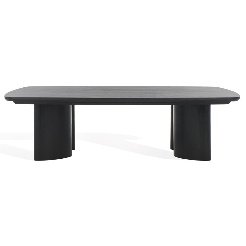 Barnard Rectangle Wood Coffee Table, Black