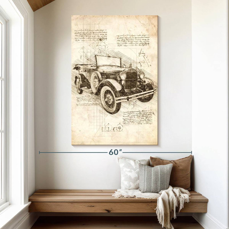 Mehar Old Ford Model T, 51" H x 34" W