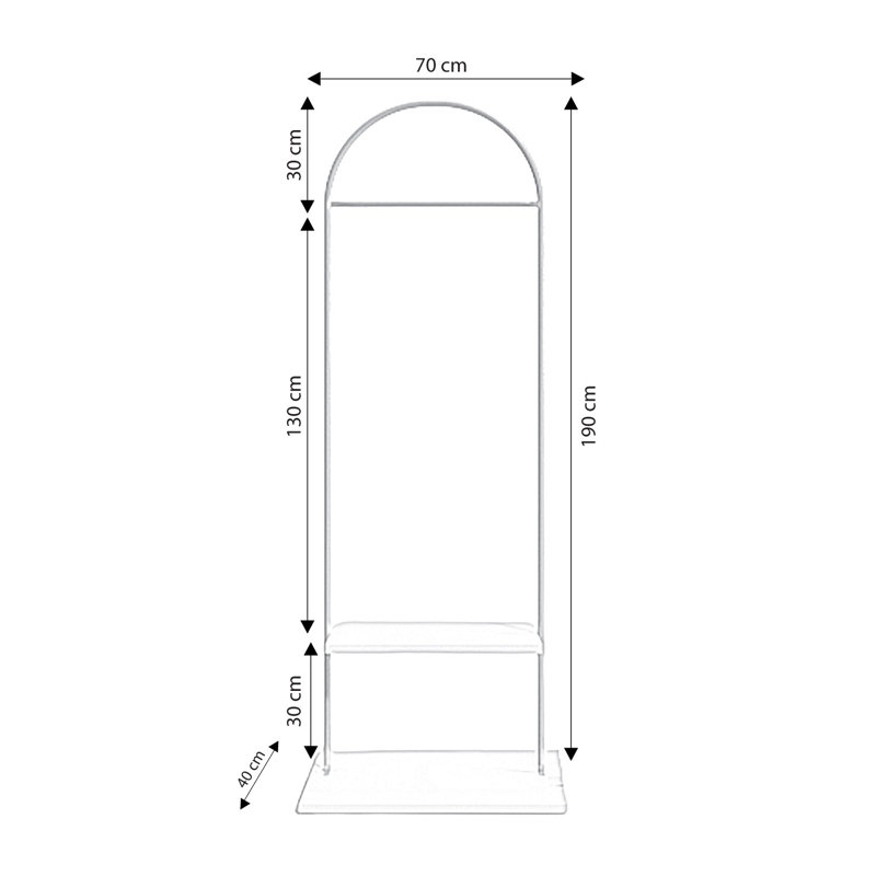 Nebras Solid + Manufactured Wood Wardrobe