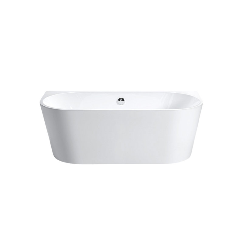 Modern Creative Acrylic Bathtub, White