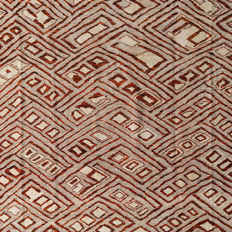 Abstract Indoor Rug, Square 5'