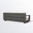 Aden 85'' Aluminum Outdoor Sofa-1300667677