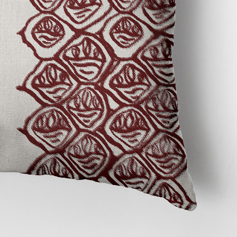 Housse de coussin carré et insert, Orange, 20 po X 20 po