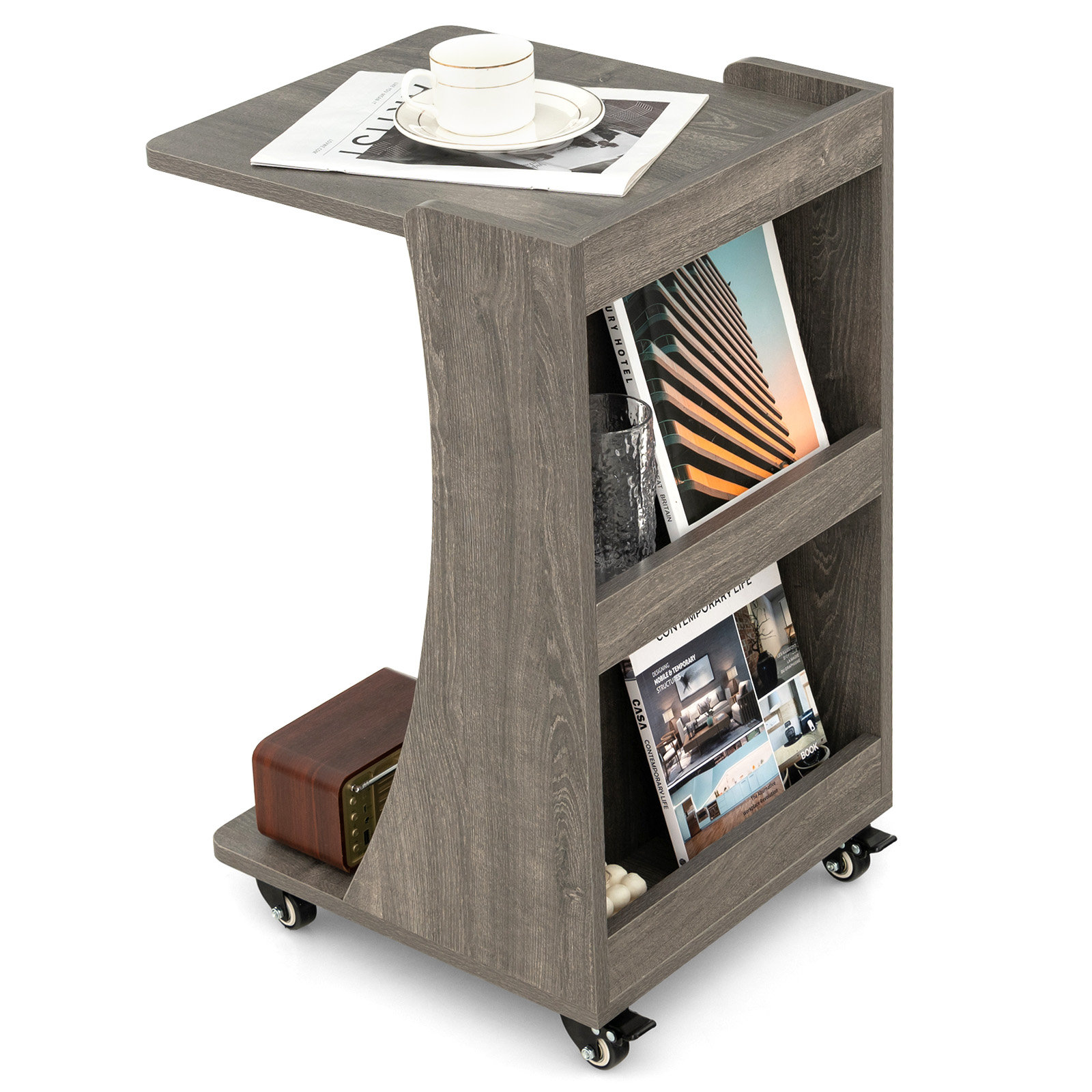 Marlow Home Co. Amaad Floor Shelf End Table | Wayfair.co.uk
