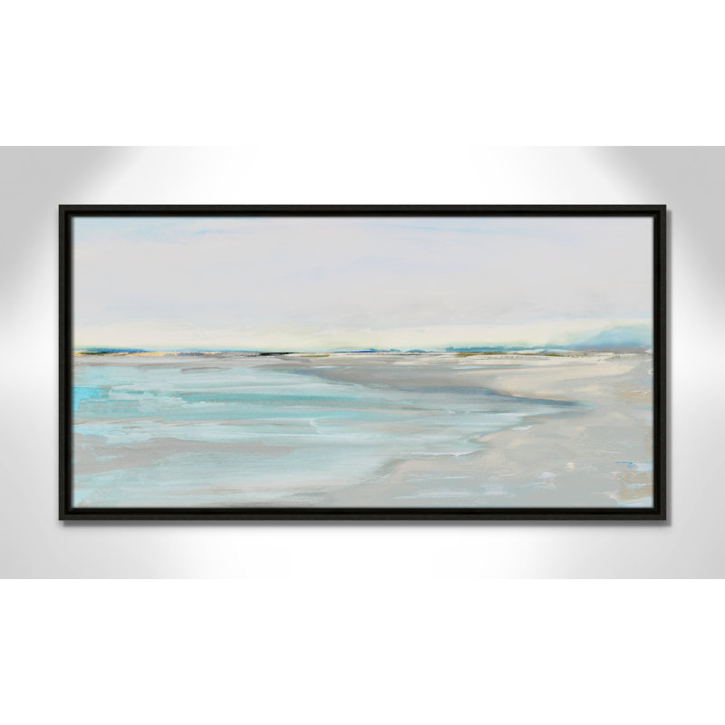 Inlet at Dusk - Panorama Version Print par Val Rhodes, H 16,5 po x l 31,5 po, Espresso