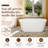 59'' x 27.5'' Freestanding Soaking Acrylic Bathtub With Side Drain,Reinforced Slim Apron Design-126450862