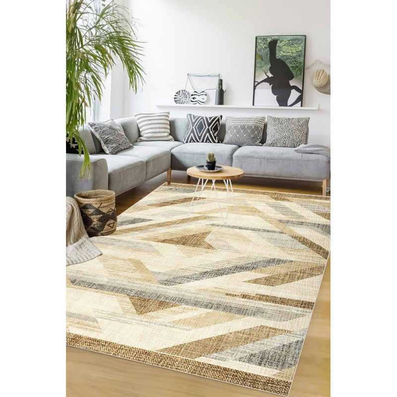 Jutte Performance Washable Indoor / Outdoor Rug, Rectangle 1'3" x 1'11"