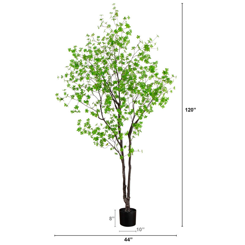 120'' Faux Enkianthus Tree in Pot Liner