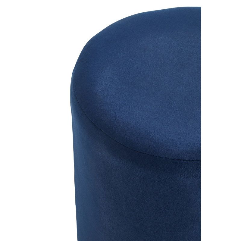 Manufactured Wood Accent Stool, Blue