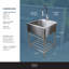 25'' L x 22'' W Freestanding Laundry Sink with Faucet-57367780