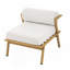 Fauteuil club d'extérieur en fer