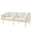 174cm Velvet Convertible Sofa-233837483