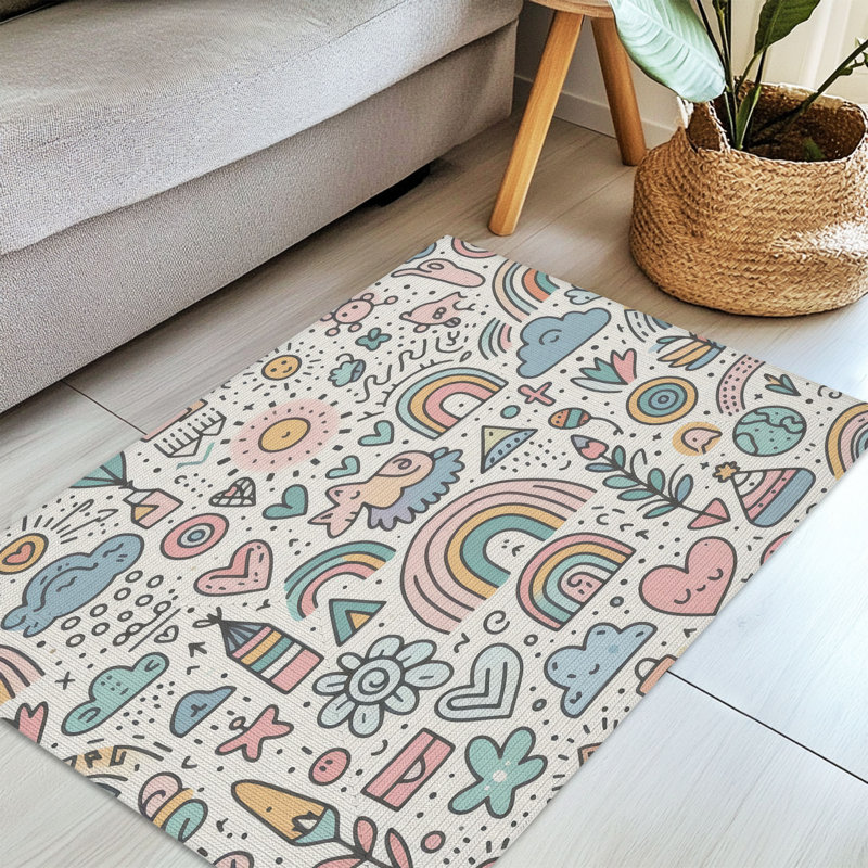 Tapis tressé Faint, Rectangulaire 3 pi x 5 pi