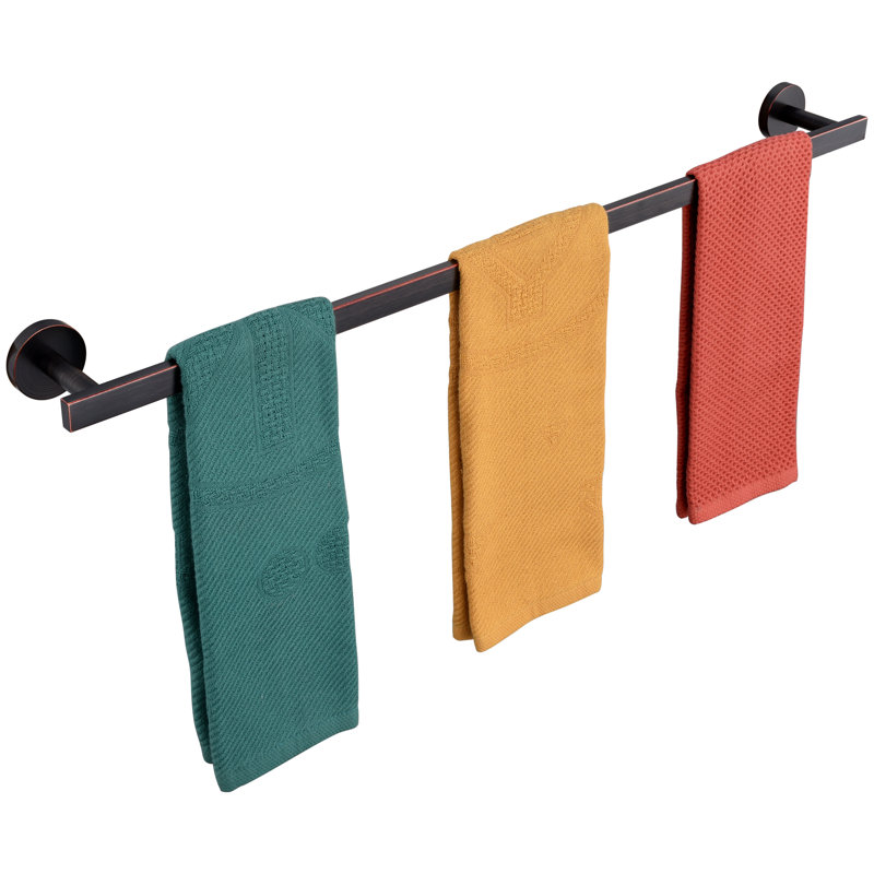 Barre à serviettes 36 po, Bronze frotté à l'huile, H 2,16 po x l 36 po x P 2,75 po