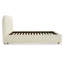 Lit double Arden, tissu beige-73456960