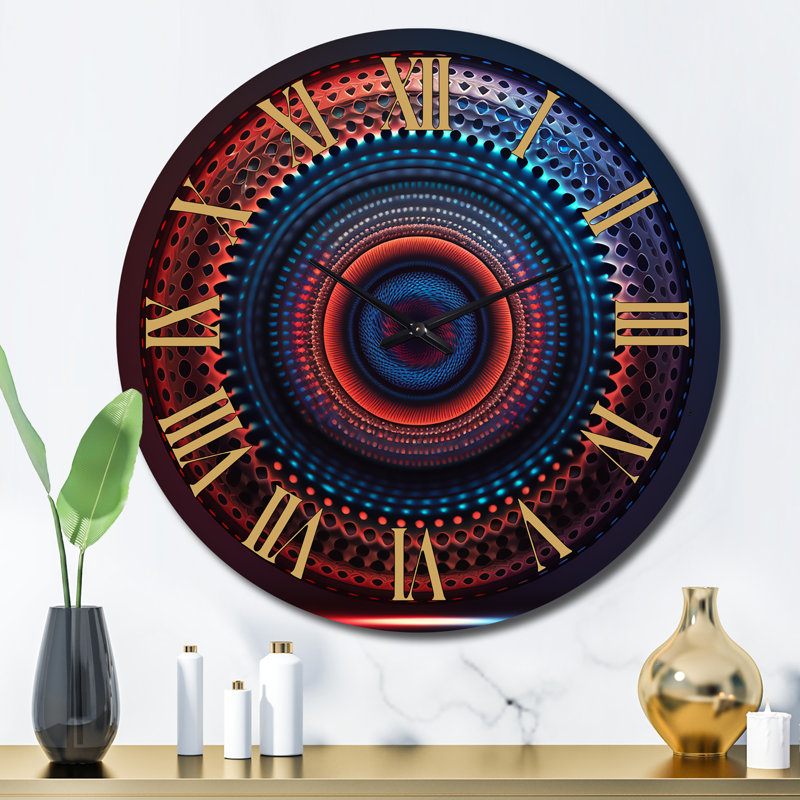 Metal Wall Clock, Large