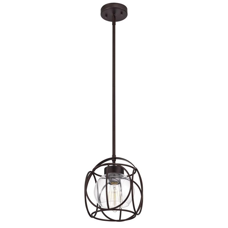 Demnan 1 - Light Oil Rubbed Bronze Single Pendant