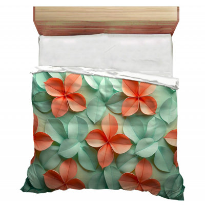 Paper Flowers Craft Polyester / Microfiber Bedding