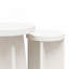 Ensemble de 2 tables de bout rondes