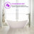 71" x 33" Freestanding Soaking Acrylic Bathtub-73719603