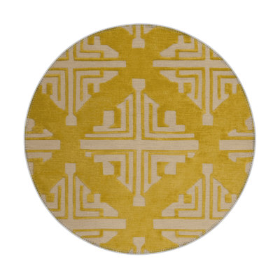 Tapis brun intérieur et extérieur Trellis