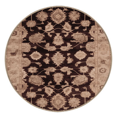 Tapis brun lavable à la machine