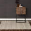 Tapis beige en laine fait à la main Eremy-57746970