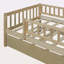 Lit de jour en bois avec couchette et garde-corps-657603965-657603964
