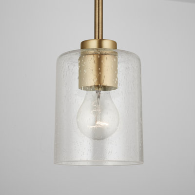 Luminaire suspendu cylindrique à 1 lumière Greyson