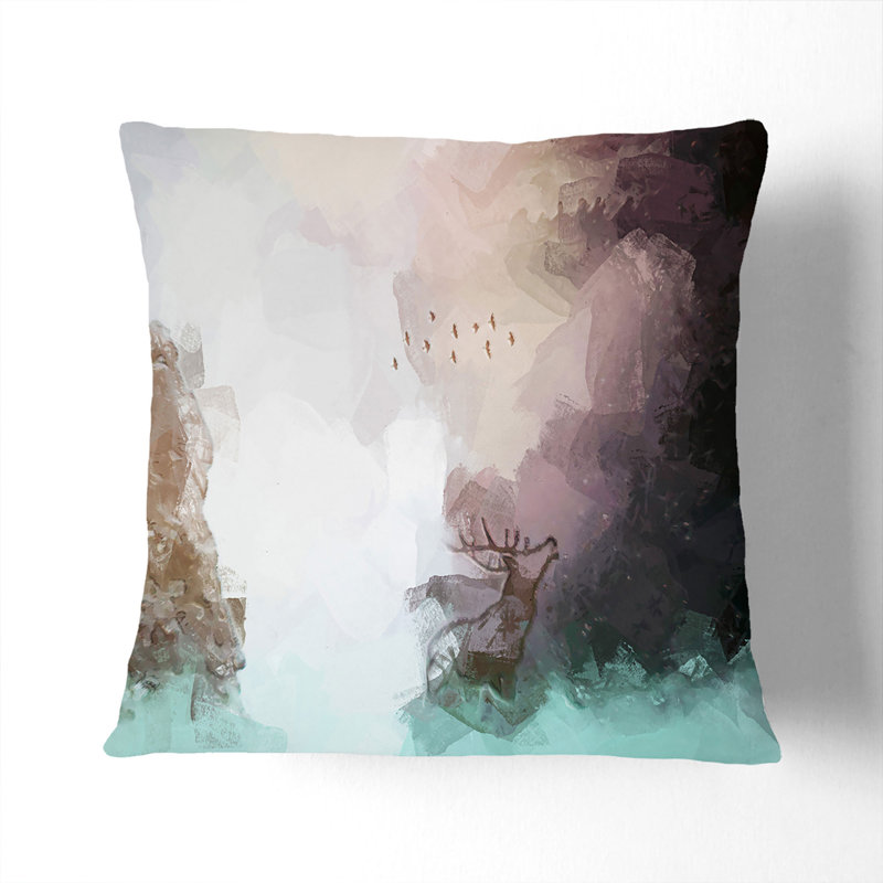 Abstract Square Cushion, 40 x 40 cm