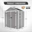 Solution de rangement extérieure durable
