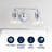 Gilbertson Metal/Seeded Glass Vanity Light-119335088-123430034