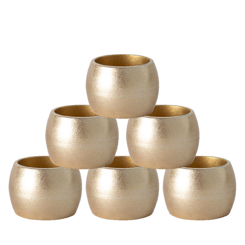 Metal Napkin Ring, Gold