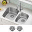 Évier de cuisine en acier inoxydable 60/40 KRAUS-115303333-115303336