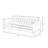 Cornwall 86'' Leather Sofa-67569690