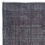Tapis gris et rouge délavé fait à la main 6 pi 9,3 pi, idéal pour les intérieurs contemporains