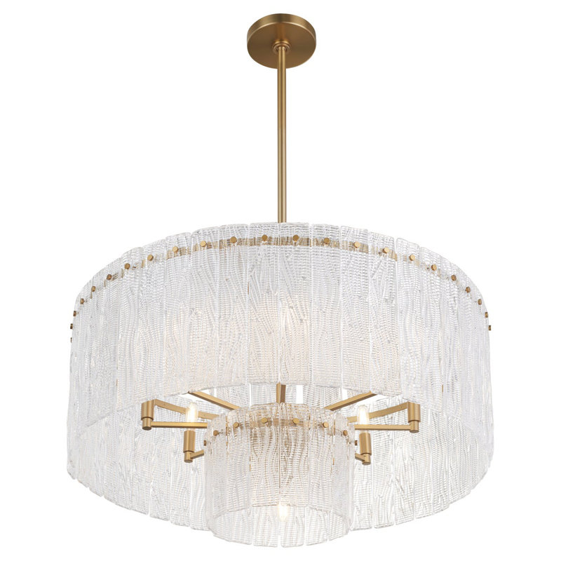 Othello 9 - Light Dimmable Tiered Chandelier