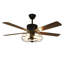 Ventilateur de plafond industriel 17 "à 17 étages avec lumières 17"