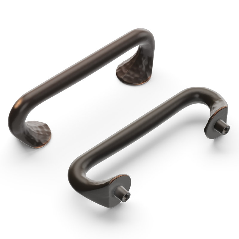 Craftsman Kitchen Cabinet Handles, Solid Core Drawer Pulls for Cabinet Doors, 3", Oil-Rubbed Bronze