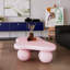 Table basse de 47 pouces en forme de nuage avec 3 pieds sphériques pour le salon, pieds noyer noirs-79806126-79806127