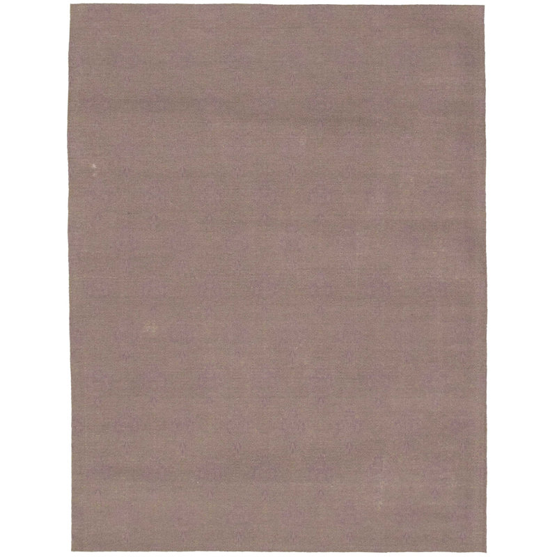 Tapis gris tissé à la main