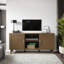 Meuble télé 60 po Modern pour téléviseur de 65 po ou moins, finition noyer classique
