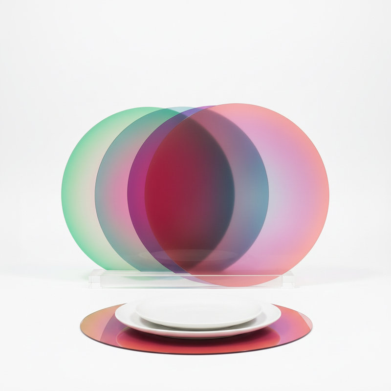 Modular Acrylic Round Placemats