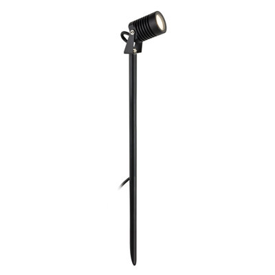 Matte Black Integrated LED Metal Spotlight