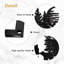 Bears in Forest Animal Mountains, décoration murale abstraite moderne en métal noir-94207898-94207899
